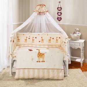 Комплект постельного белья  Кроха, цвет: бежевый 3 предмета Perina