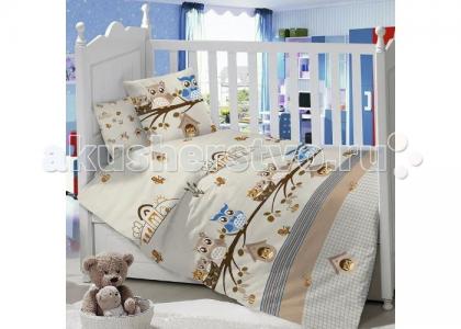 Комплект в кроватку  Совята (6 предметов) Idea Kids