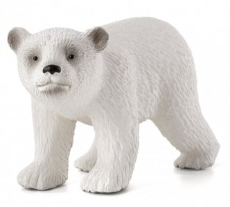 Фигурка Animal Planet Белый полярный медвежонок в движении S Mojo