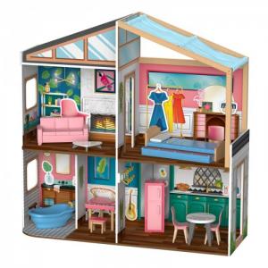 Кукольный домик с магнитным дизайном интерьера KidKraft