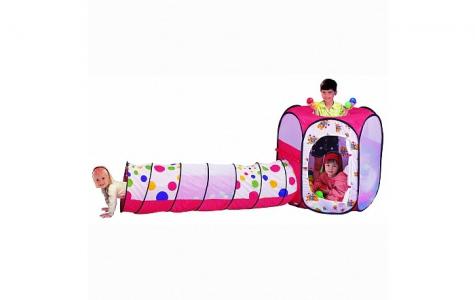 Игровая палатка туннель с шарами Шестигранник Calida