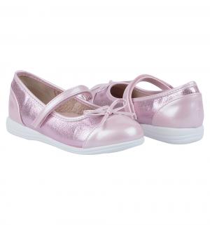 Туфли , цвет: розовый Прыг-Скок