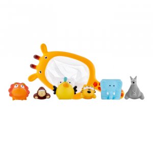 Набор игрушек для ванны с сачком Сафари 7 шт. ROXY-KIDS