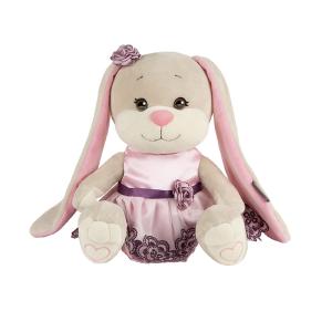Мягкая игрушка  Зайка в Вечернем Розовом Платье 25 см Jack&Lin