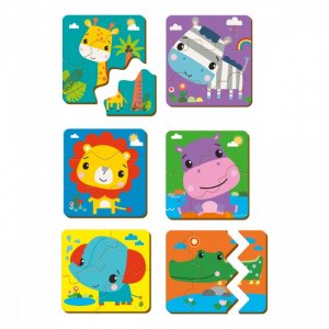 Baby Puzzle зигзаг Зоопарк (18 элементов) Vladi toys